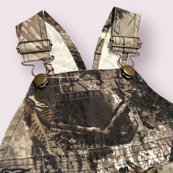 Baby Bass Pro Shops Camouflage Overalls Size 3 Months - Picture 4 of 7